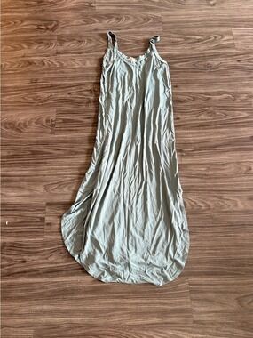 Becool Women’s Light Sage Green Maxi Slip Dress Small